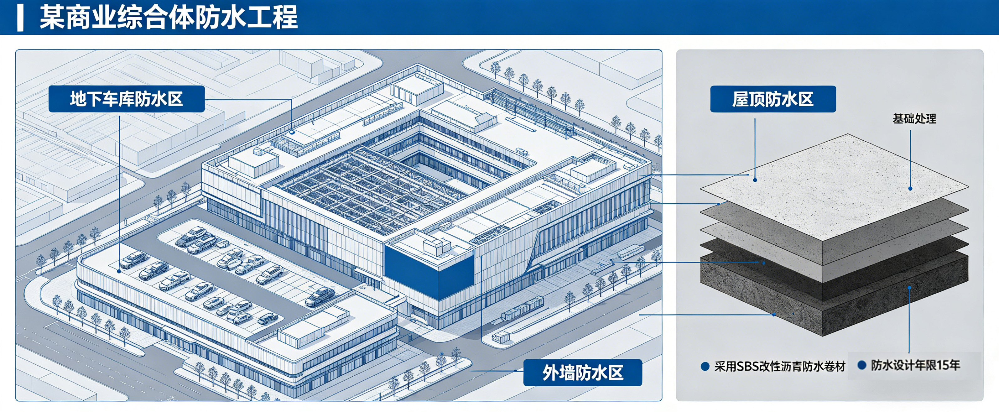 某商业综合体防水工程
